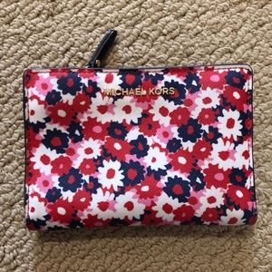 Michael Kors Tri-Fold Leather Wallet